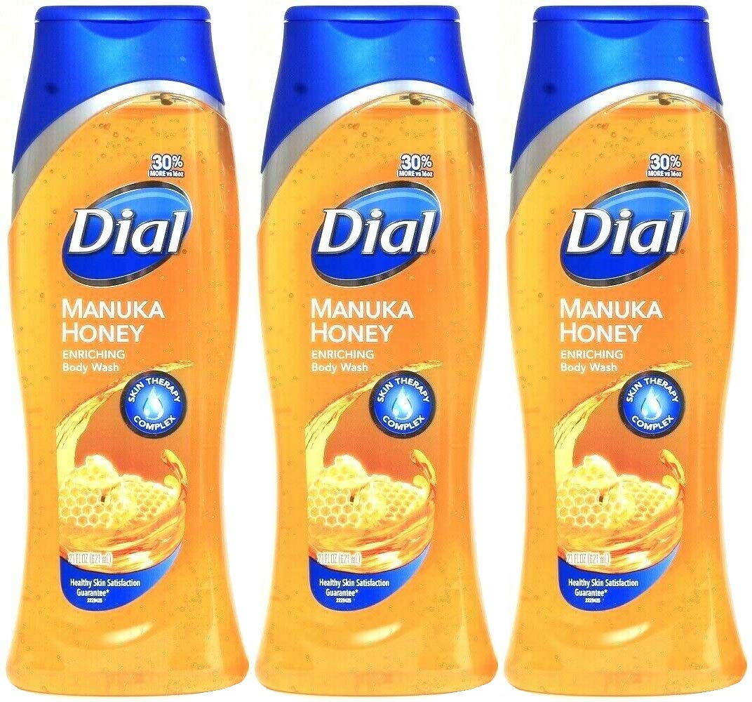Dial Manuka Honey Enriching Body Wash – 63 oz Pack of 3 | Skin Therapy Complex
