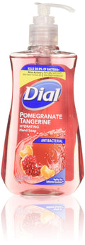 Dial Pomegranate & Tangerine Antibacterial Hand Soap with Moisturizer – Pack of 4 (7.5 oz bottles)