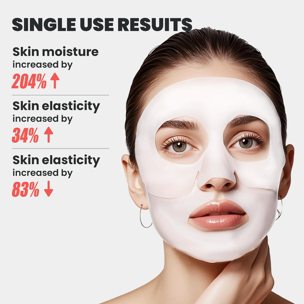 Dianzan Korean Overnight Bio-Collagen Mask – Deep Hydration, Firming, Glass Skin (4x35g)