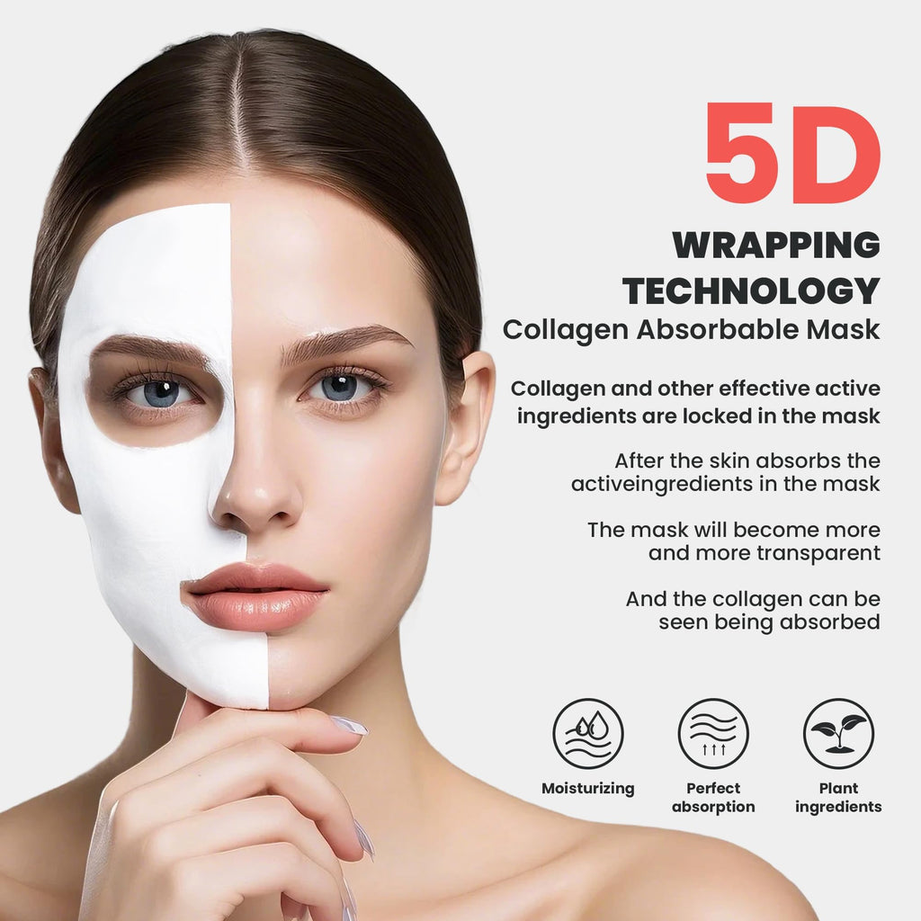Dianzan Korean Overnight Bio-Collagen Mask – Deep Hydration, Firming, Glass Skin (4x35g)