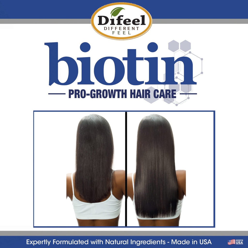 Difeel Biotin Styling Cream 12oz – Level 8 Flexible Hold for All Hair Types
