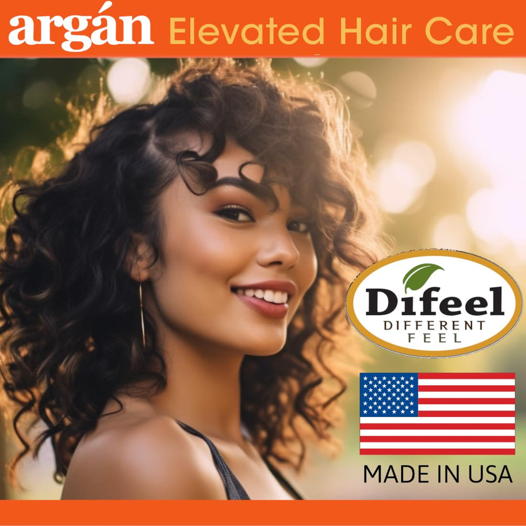Difeel Premium Argan Hair Oil – Dry Hair Treatment, 7.1 oz