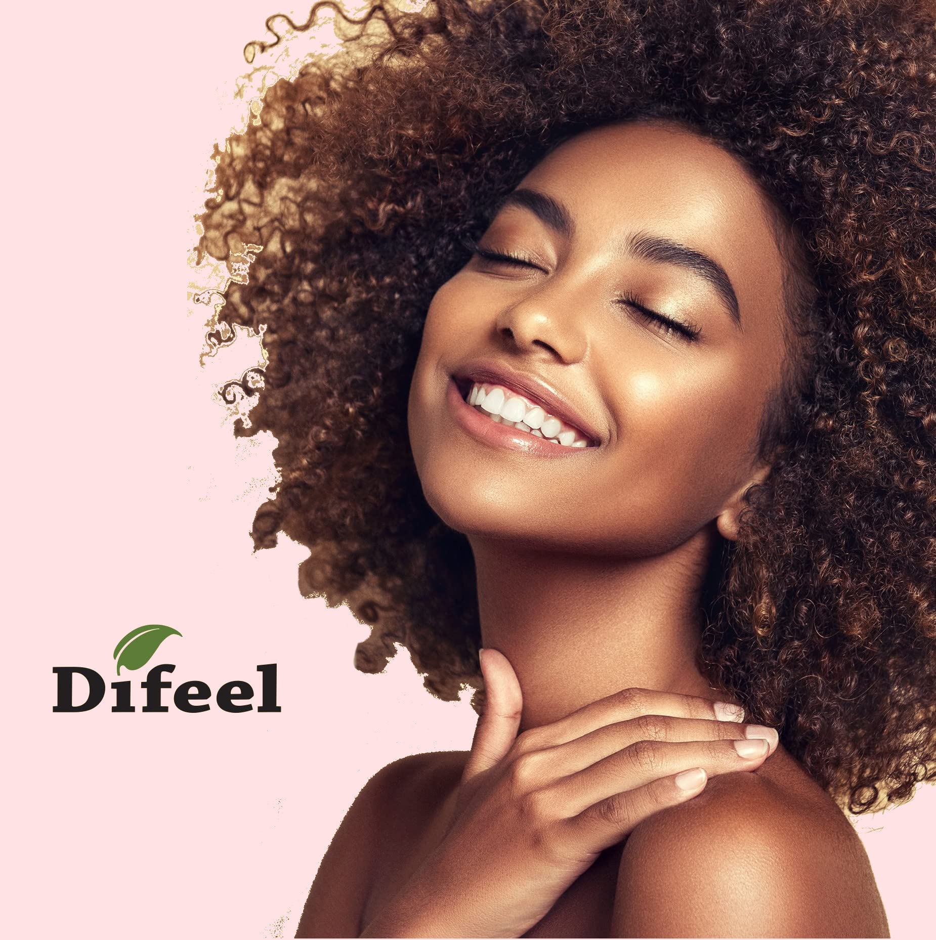 Difeel Pro-Growth Hair Care Set with Castor Oil – 3-Piece Shampoo, Conditioner & Hair Oil (Made in USA)