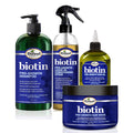 Difeel Pro-Growth Biotin Shampoo 4-Pc Set – Shampoo, Leave-In, Hair Mask & Hair Oil