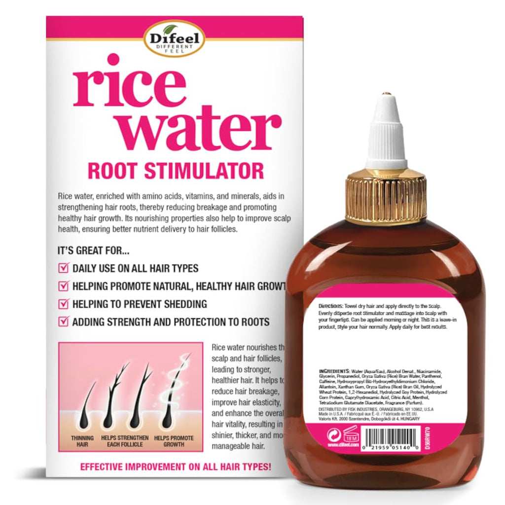 Difeel Rice Water Root Stimulator 7.1 oz – Strengthen Hair Roots