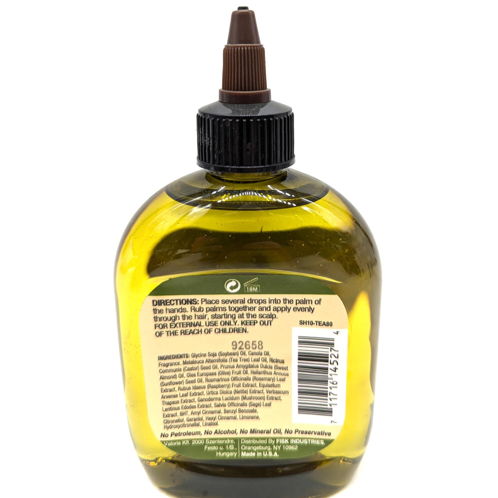 Difeel Premium Tea Tree Oil Hair Oil – Dry Scalp Care, All Hair Types, 3 x 7.1 oz
