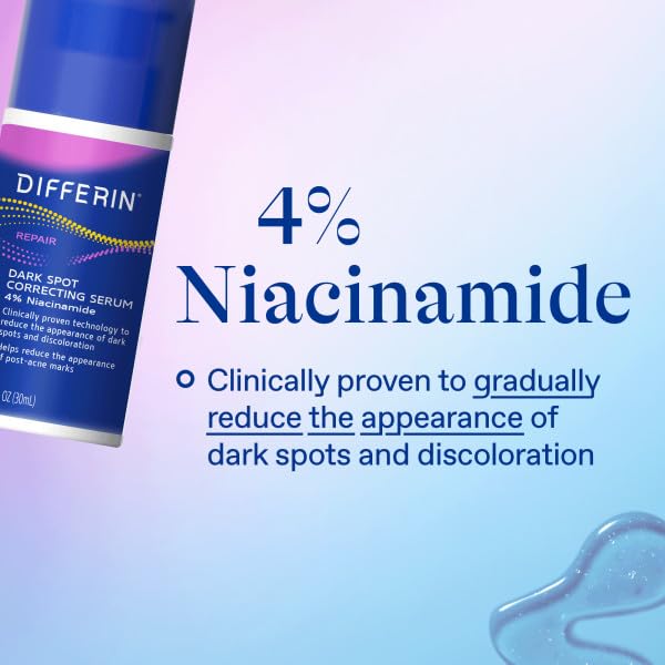 Differin Dark Spot Correcting Serum — 4% Niacinamide for Acne-Prone Skin