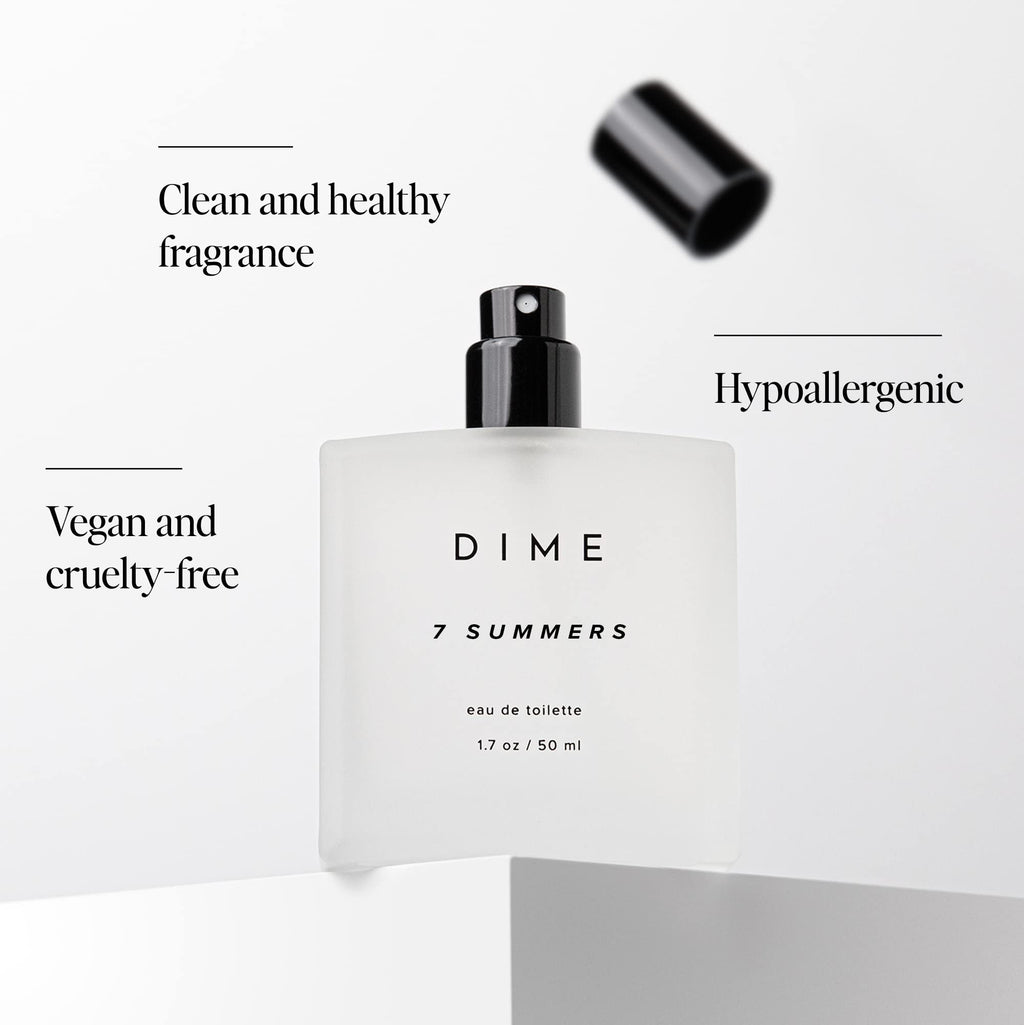 DIME Beauty 7 Summers Perfume for Women — Sweet Floral EDT, 1.7 oz, Hypoallergenic