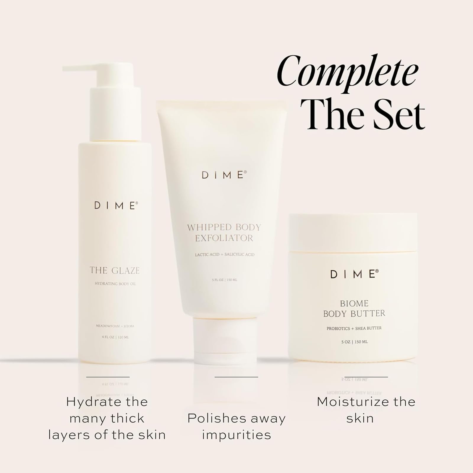 DIME Beauty Biome Body Butter | Probiotic-Rich Hydration for Dry Skin