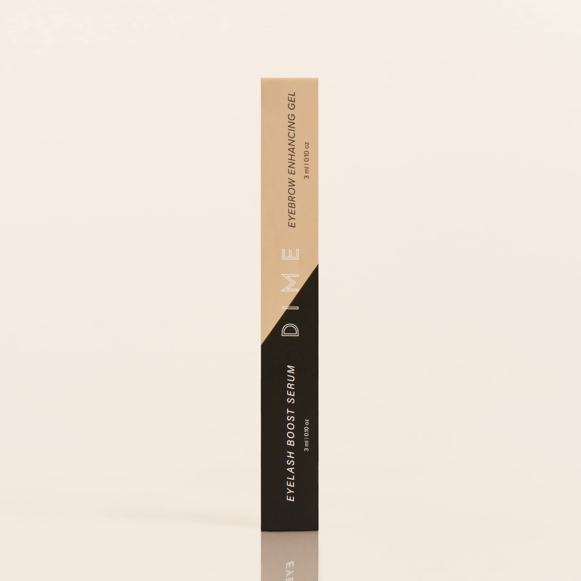 DIME Beauty Boost Duo: Travel-Size Lash Serum & Eyebrow Gel, 3 ml Each