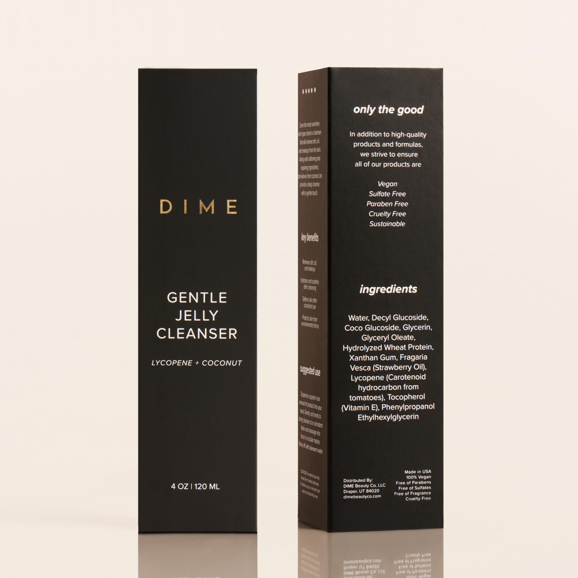 DIME Beauty Gentle Jelly Cleanser | Hydrating Facial Cleanser & Makeup Remover for Sensitive Skin