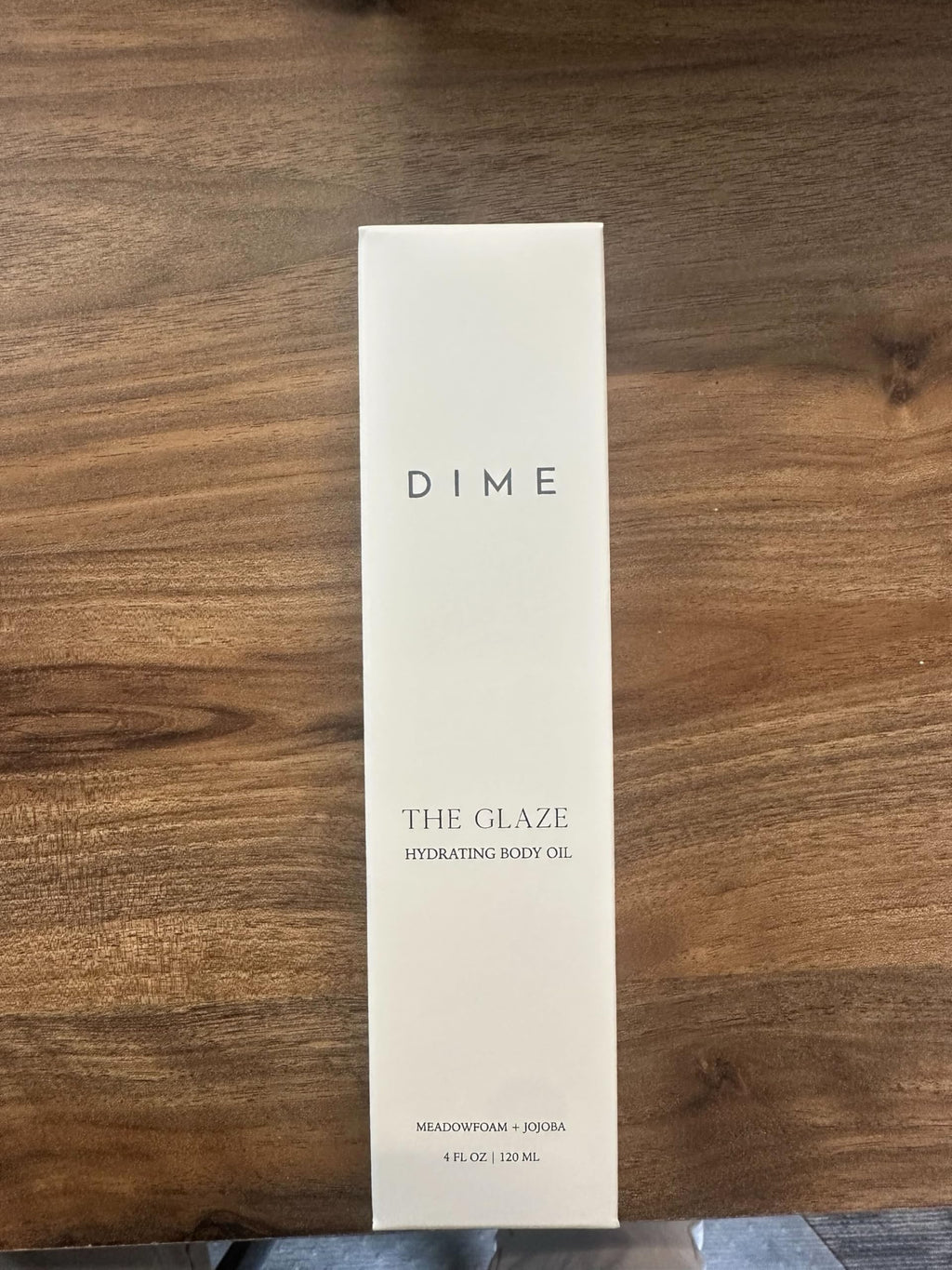 DIME Beauty Glaze Body Oil – Hydrating, Quick-Absorbing Argan + Jojoba Oil for All-Over Glow | 4 oz / 120 ml