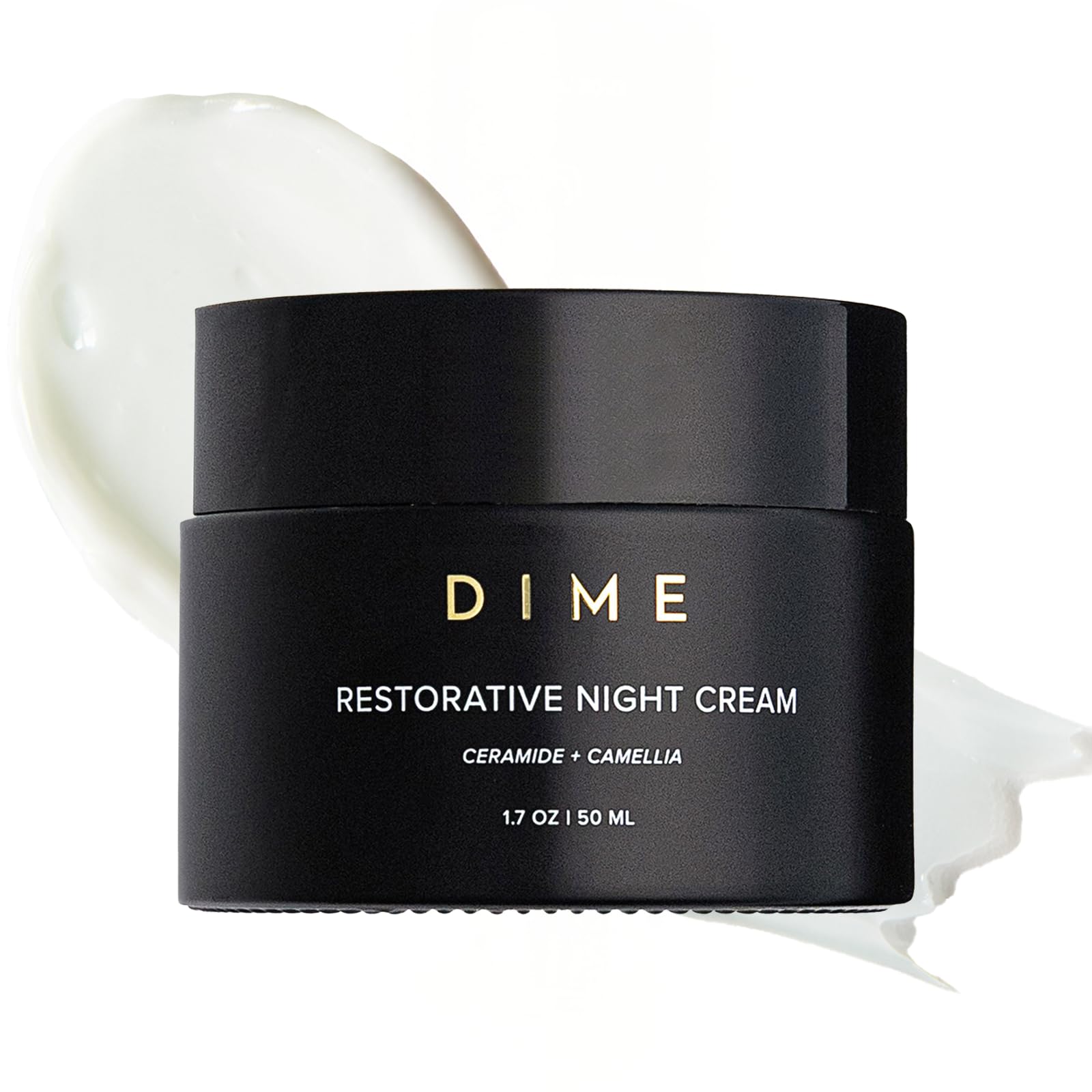 DIME Beauty Restorative Night Cream | Ceramides & Sea Buckthorn | 1.7 oz / 50 ml in Pump