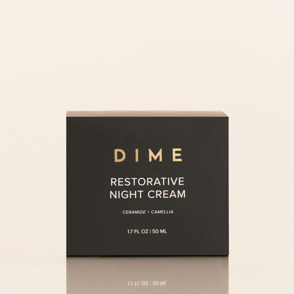 DIME Beauty Restorative Night Cream | Ceramides & Sea Buckthorn | 1.7 oz / 50 ml in Pump