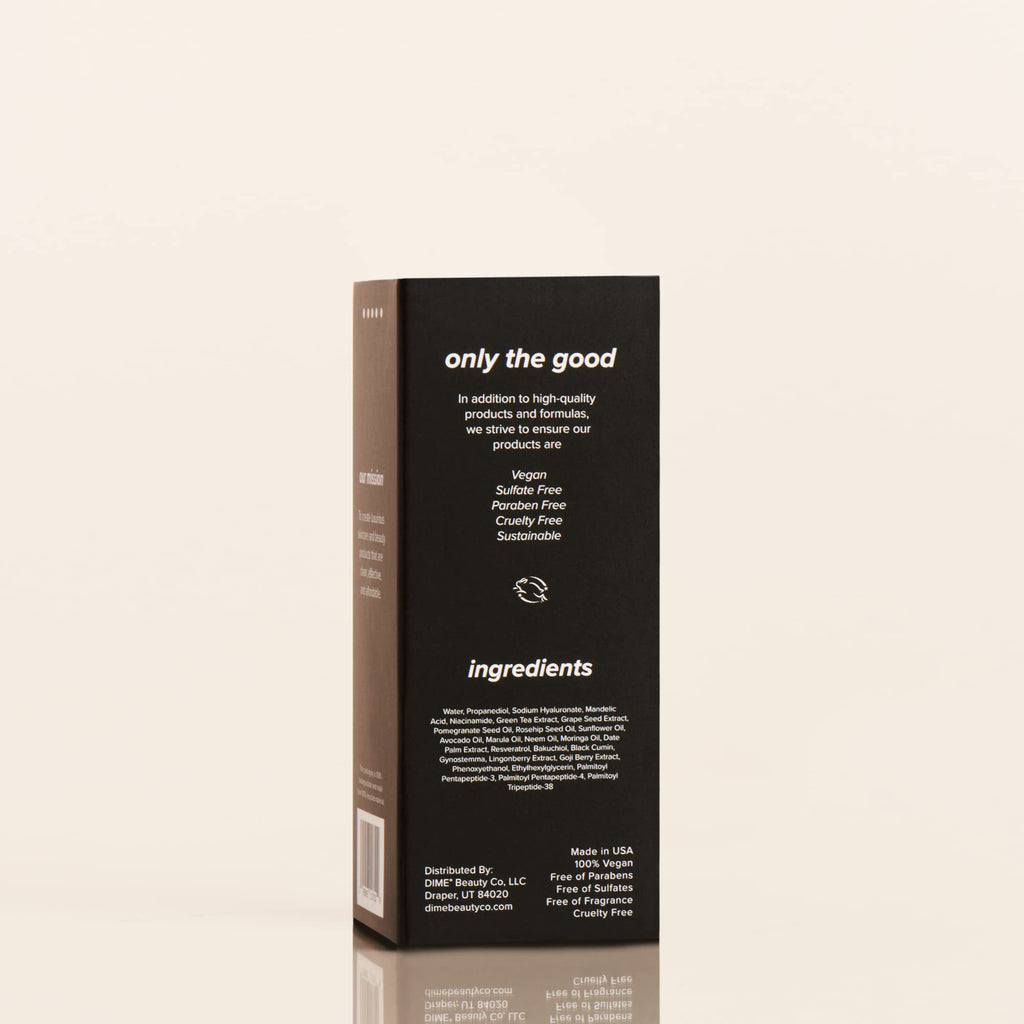 DIME Beauty TBT Serum – Hydrating Anti-Aging Serum with Niacinamide & Mandelic Acid, 1 oz
