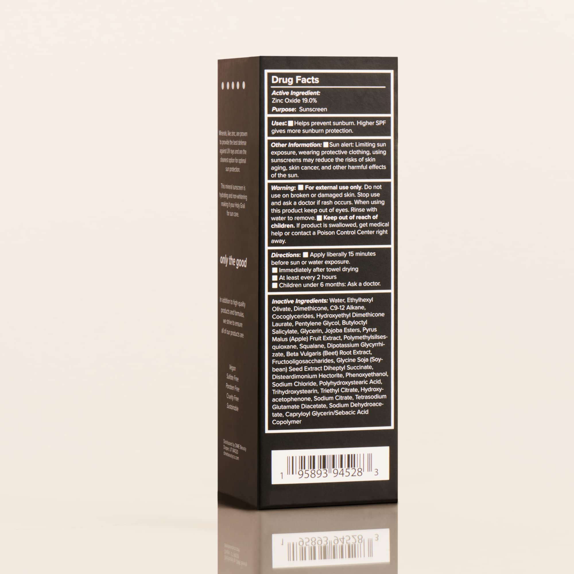 DIME Beauty Wonderscreen SPF 30 - Clean Mineral Sunscreen, Non-Whitening, Lightweight Face SPF 30 (50 g)