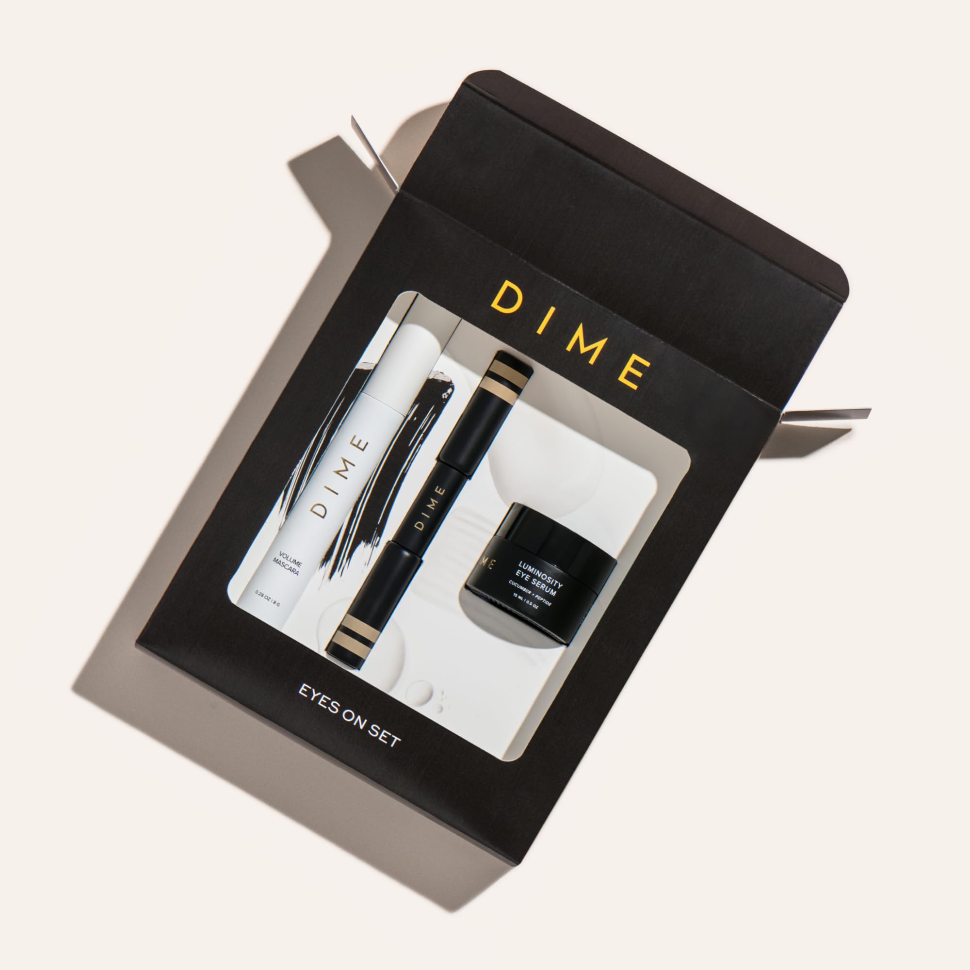 DIME Beauty Eyes On Set — Luminosity Eye Serum, Volume Mascara & Boost Duo (84 Value)