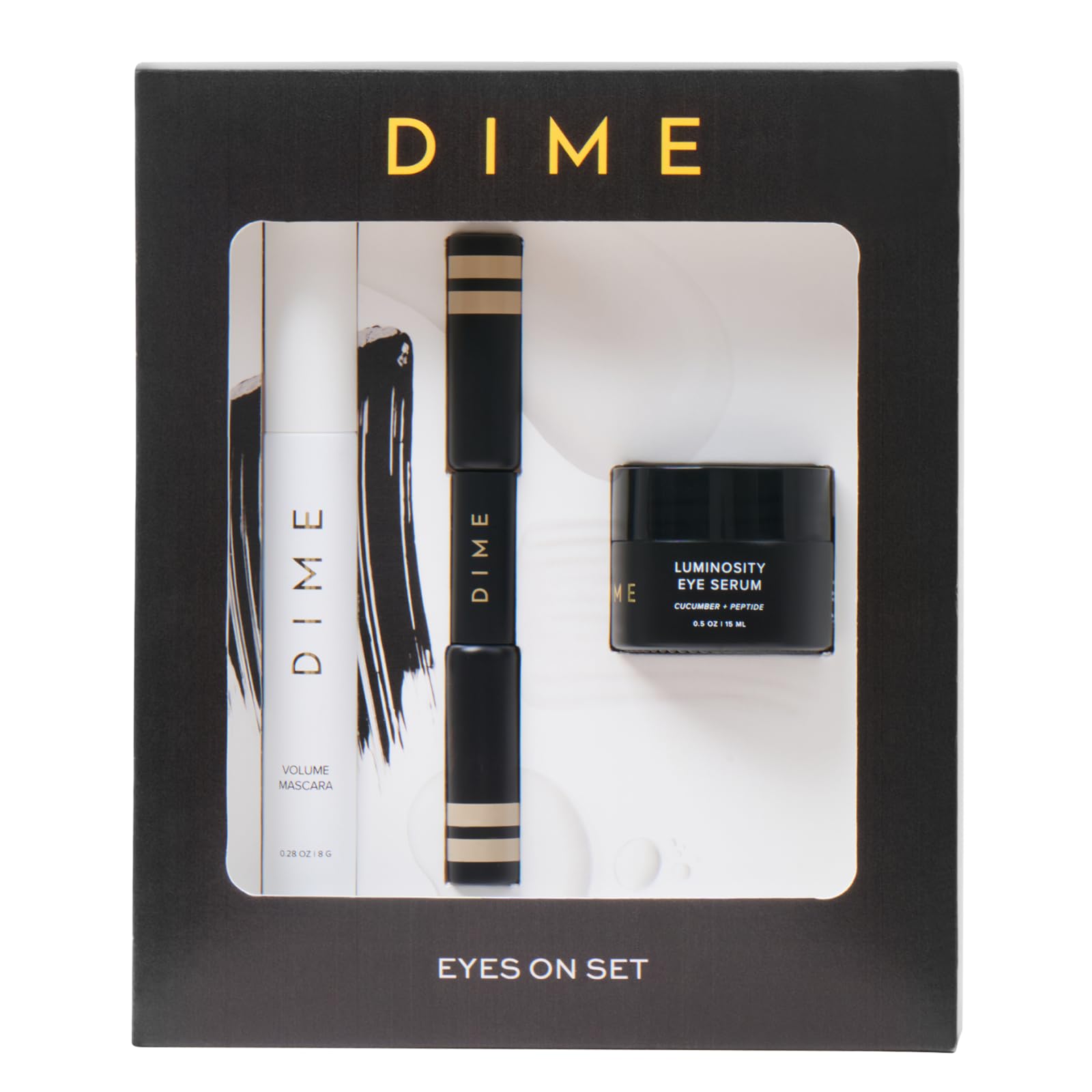 DIME Beauty Eyes On Set — Luminosity Eye Serum, Volume Mascara & Boost Duo (84 Value)