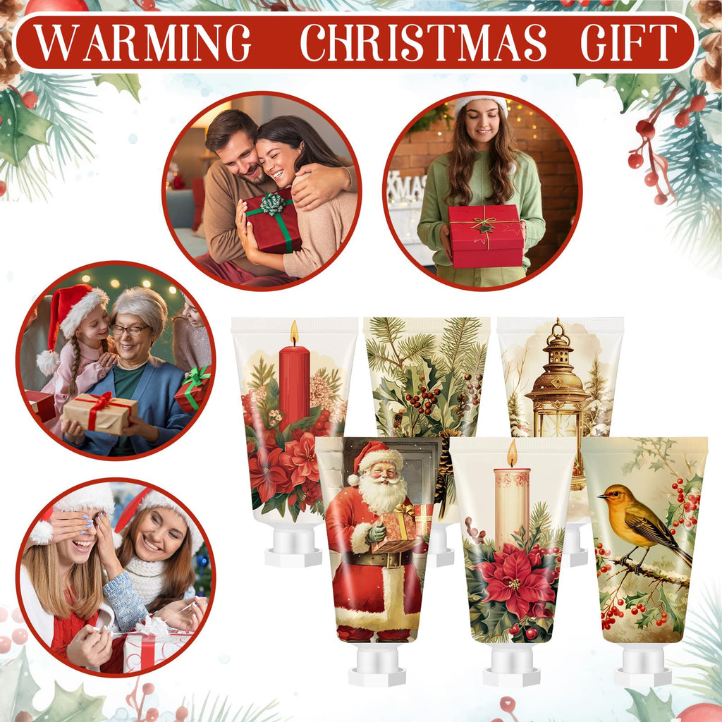 Dimsile 72-Pcs Christmas Hand Cream Set – 6 Fragrances Mini Travel-Size Lotions