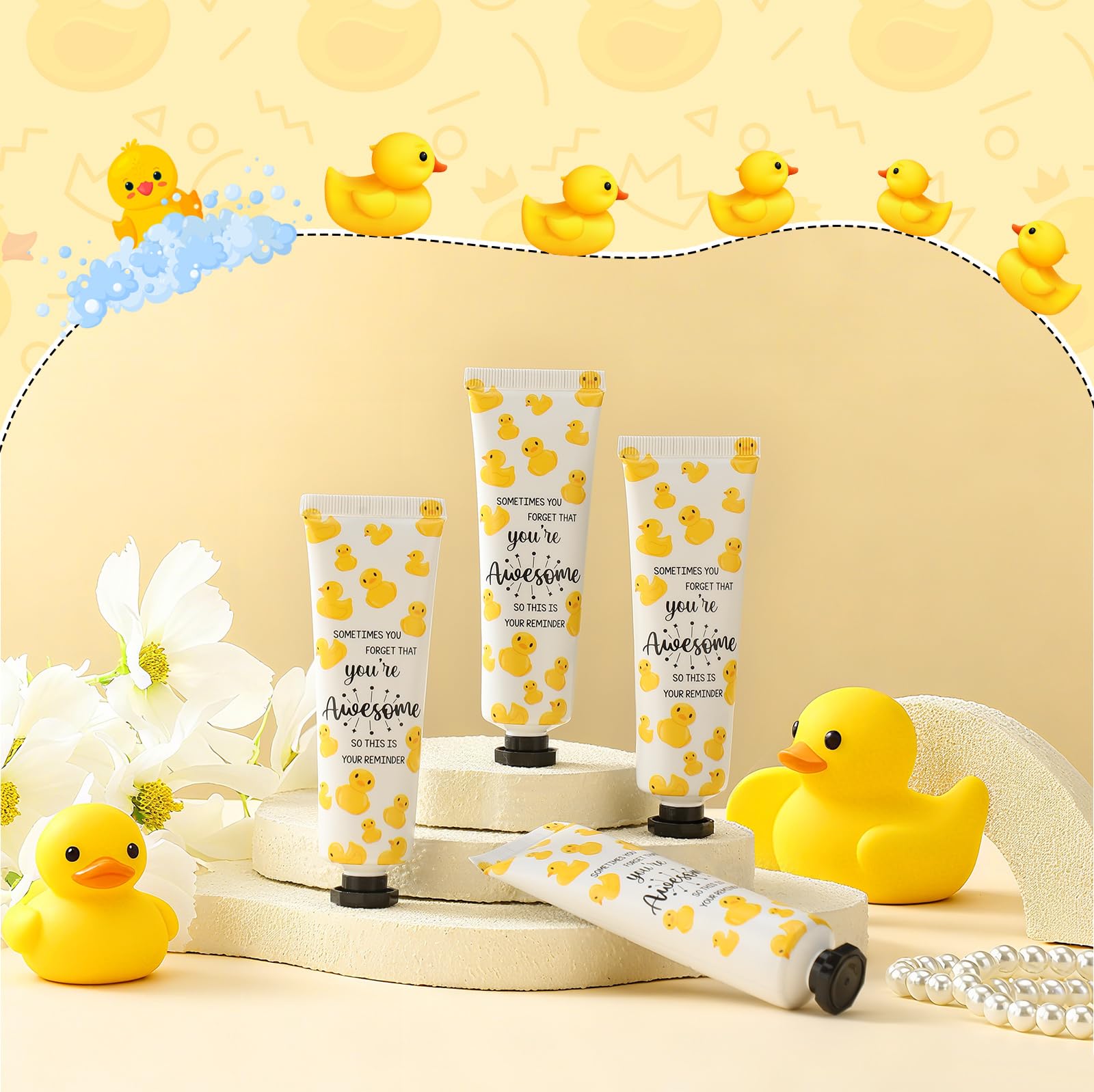 Dimsile 24-Pack Positive Duck Hand Cream Bulk – Coworker Appreciation Gifts