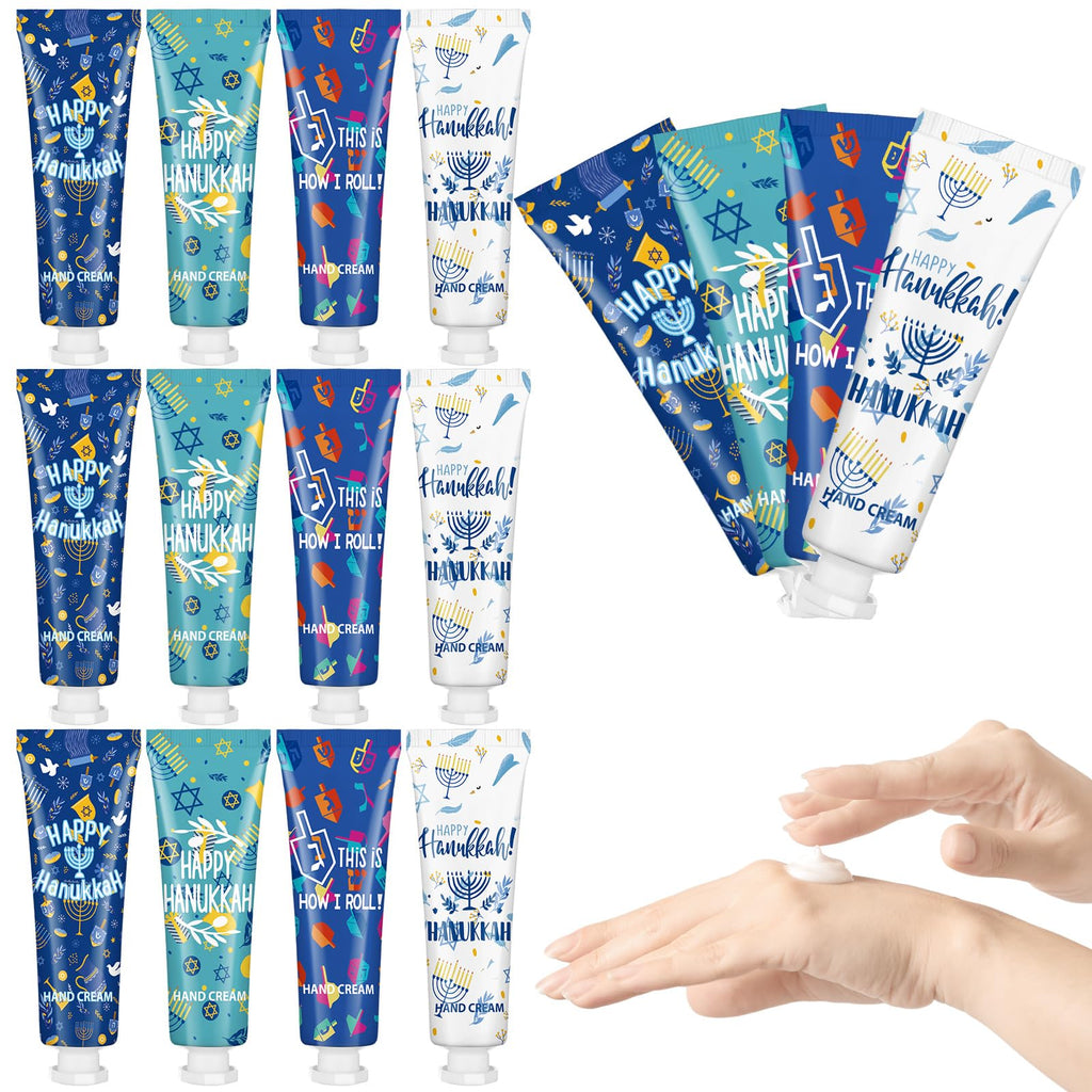 Dimsile 12-Piece Jewish Themed Hand Cream Gift Set – Travel-Size Bulk Party Favors