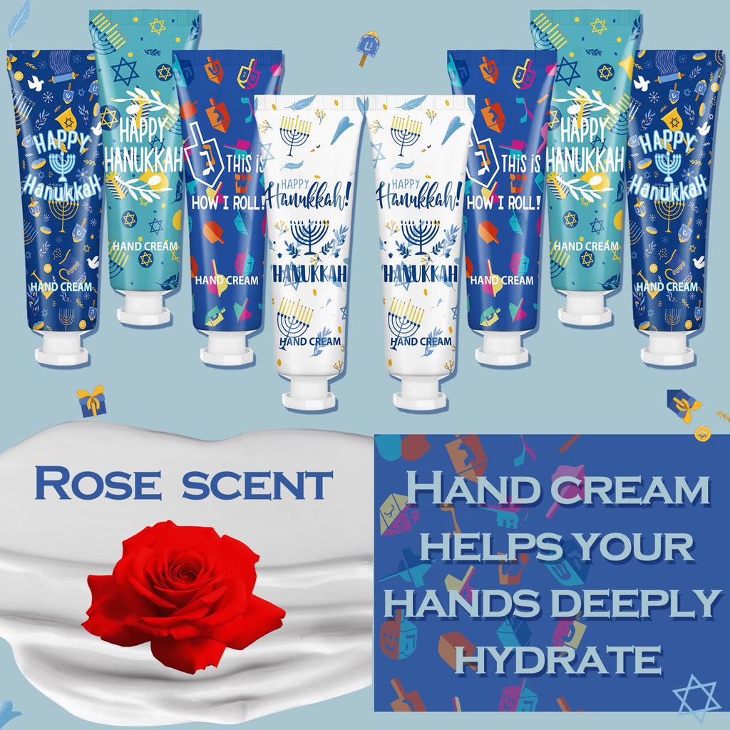 Dimsile 12-Piece Jewish Themed Hand Cream Gift Set – Travel-Size Bulk Party Favors