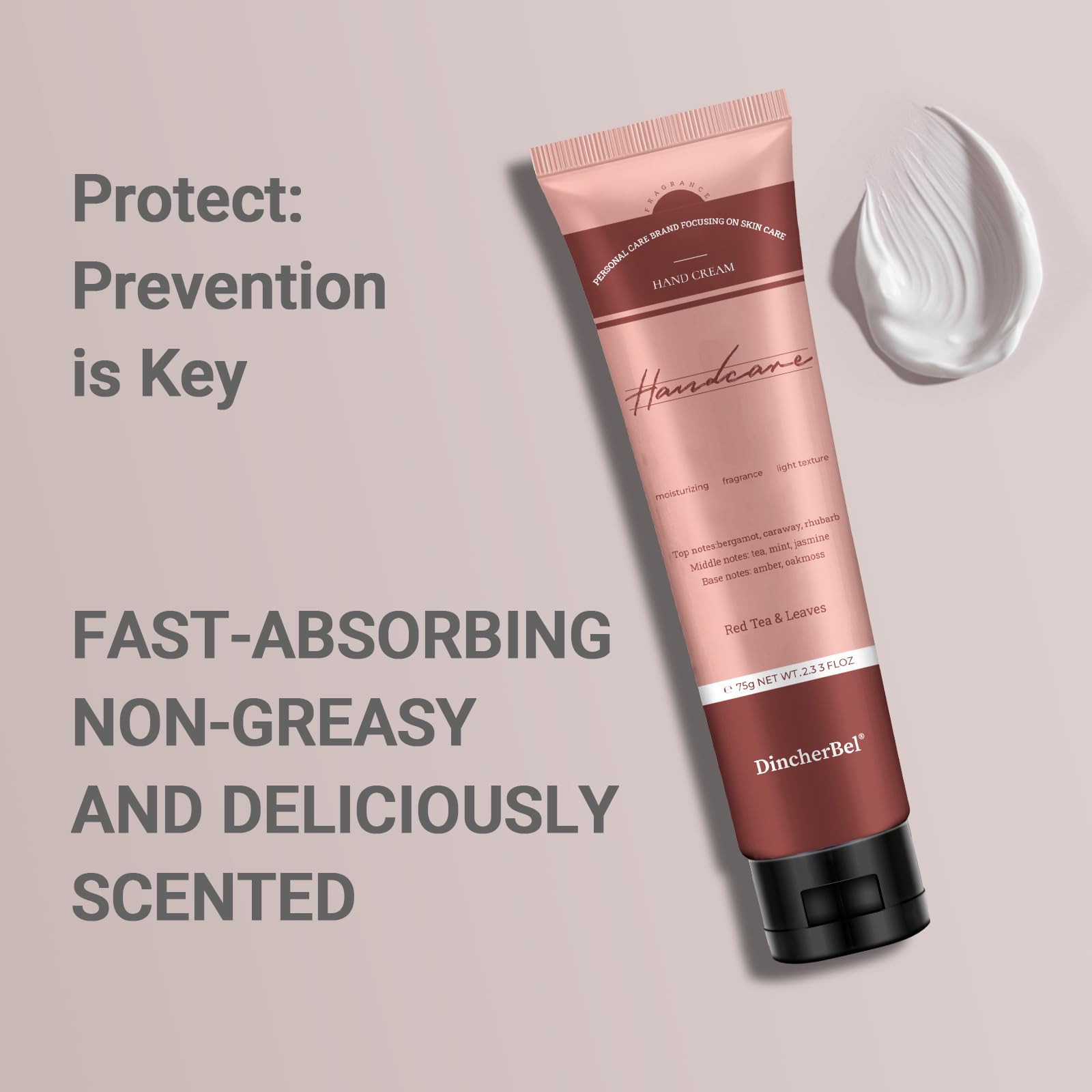 DincherBel 3 Pack Advanced Fragrance Hand Cream Gift Set – Deeply Moisturizing, Non-Greasy (75ml x 3)