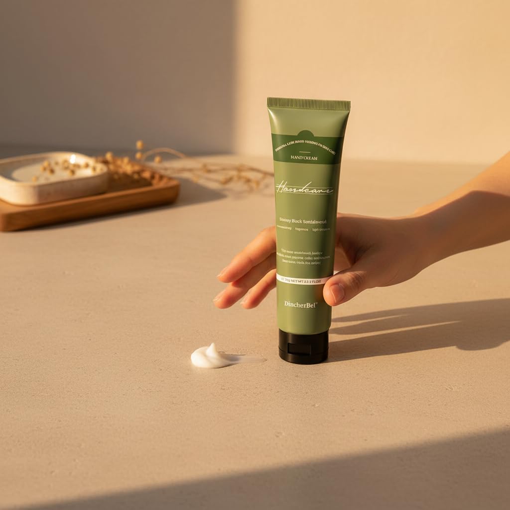 DincherBel Niacinamide 5% Hand Cream with Vitamin C – Deep Hydration, Non-Greasy, 7.92 fl oz