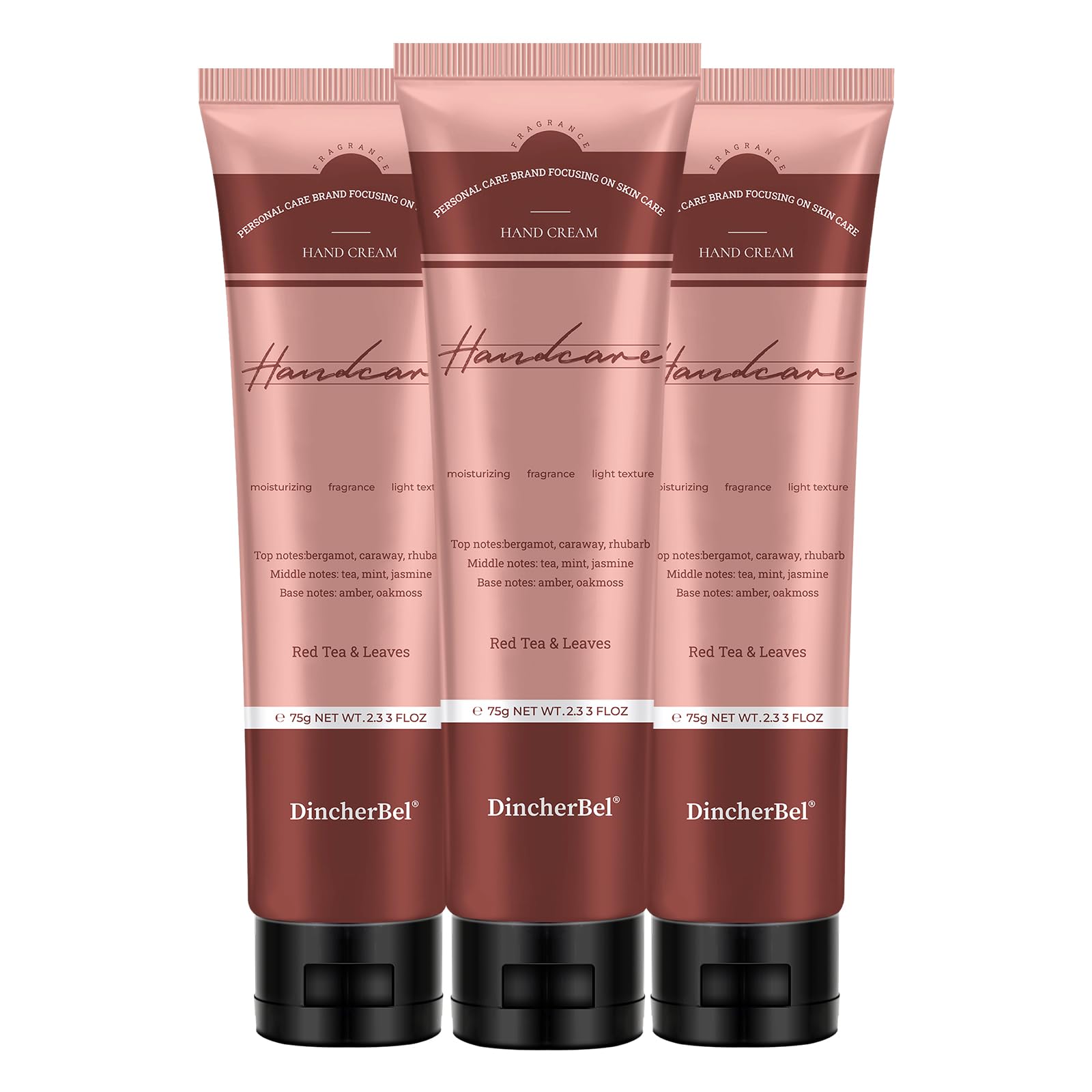 DincherBel 3 Pack Advanced Fragrance Hand Cream Gift Set – Deeply Moisturizing, Non-Greasy (75ml x 3)