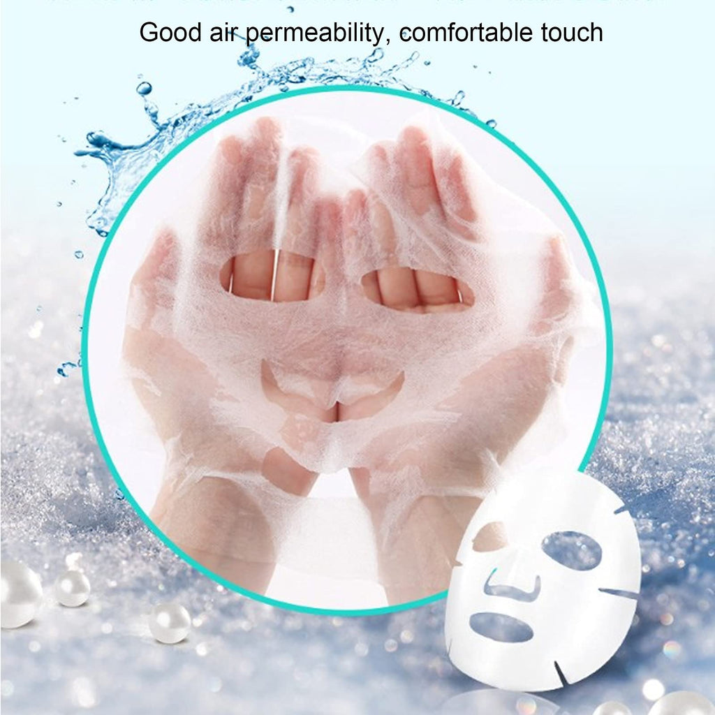 Dioche 500pcs Disposable Mask Paper – DIY Hydrating Mask Sheets for Home and Travel