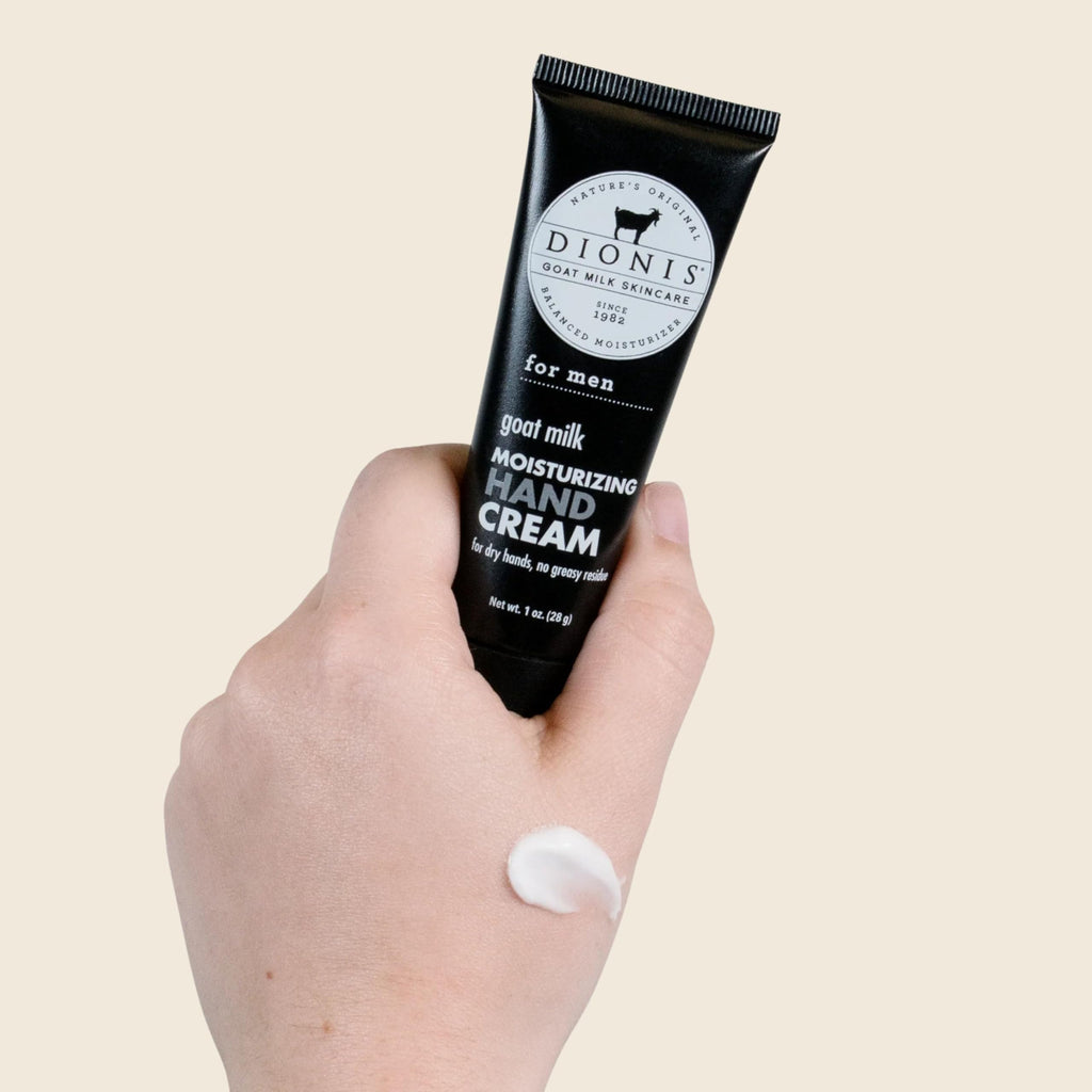 Dionis Goat Milk Hand Cream for Men – Fresh, Non-Greasy 1oz (Pack of 6)