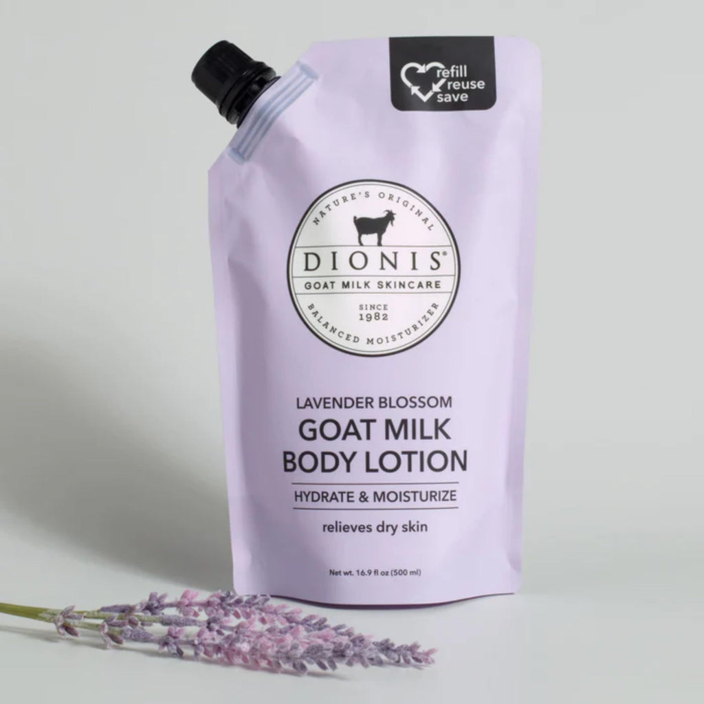 Dionis Goat Milk Body Lotion Refill Pouch 16.9oz | Hydrating, Cruelty-Free, Dermatologist Tested
