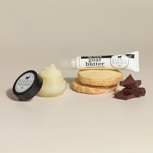 Dionis Goat Milk Lip Polish & Butter Lip Mask Duo – Pack of 2 | Lip Care Set