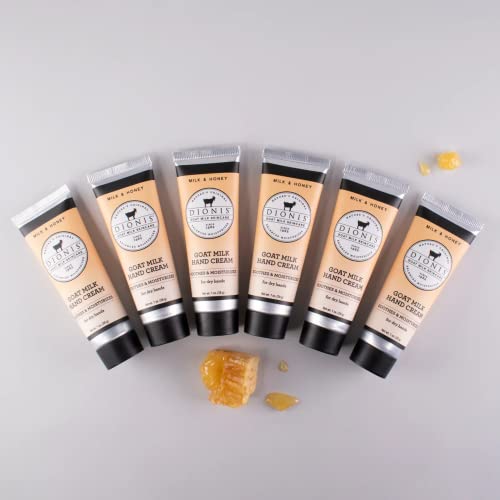 Dionis Goat Milk Hand Cream Milk & Honey 1oz — Pack of 6