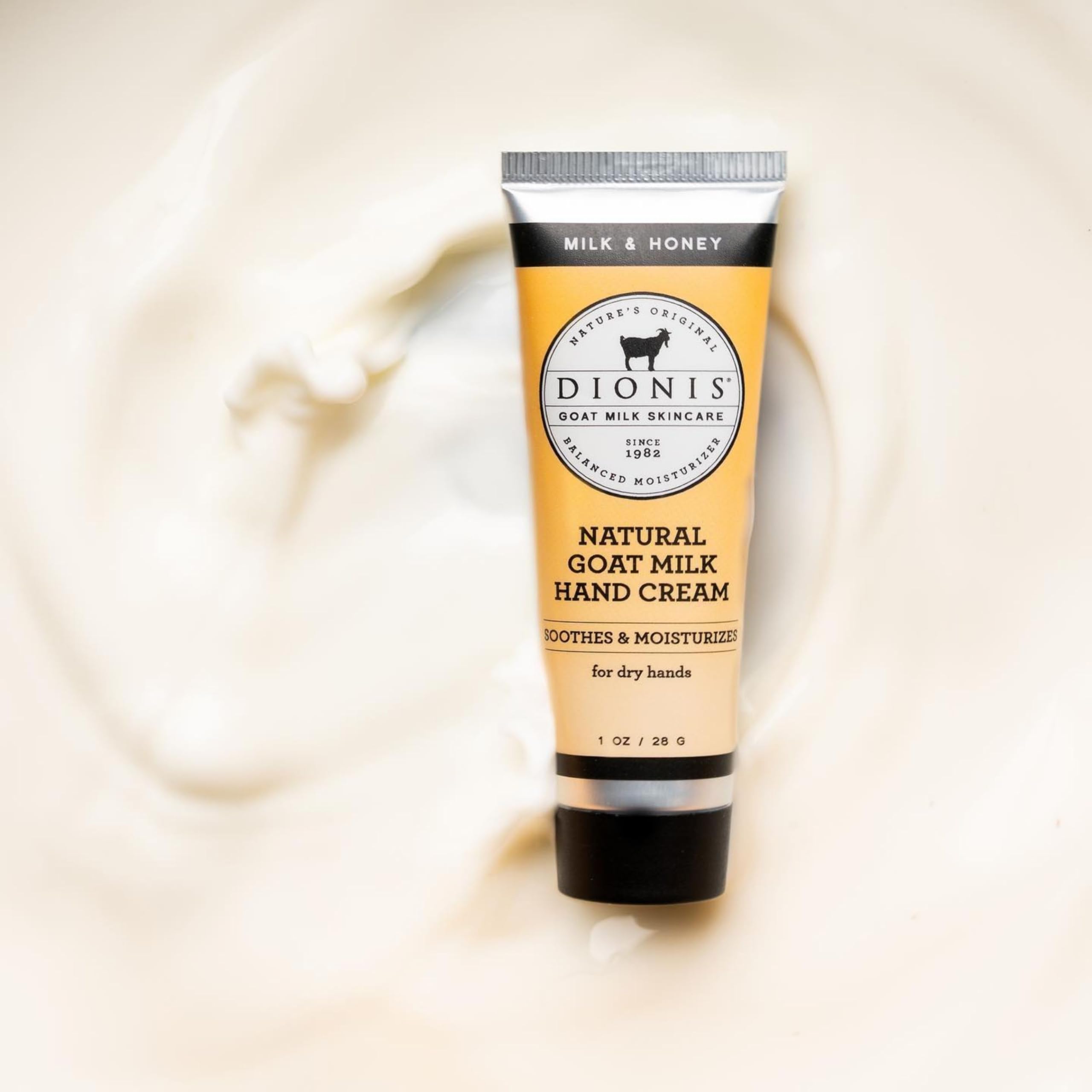 Dionis Goat Milk Hand Cream Milk & Honey 1oz — Pack of 6