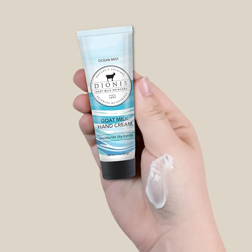 Dionis Goat Milk Hand Cream Ocean Mist — 1oz (Pack of 6) | Non-Greasy Hydration