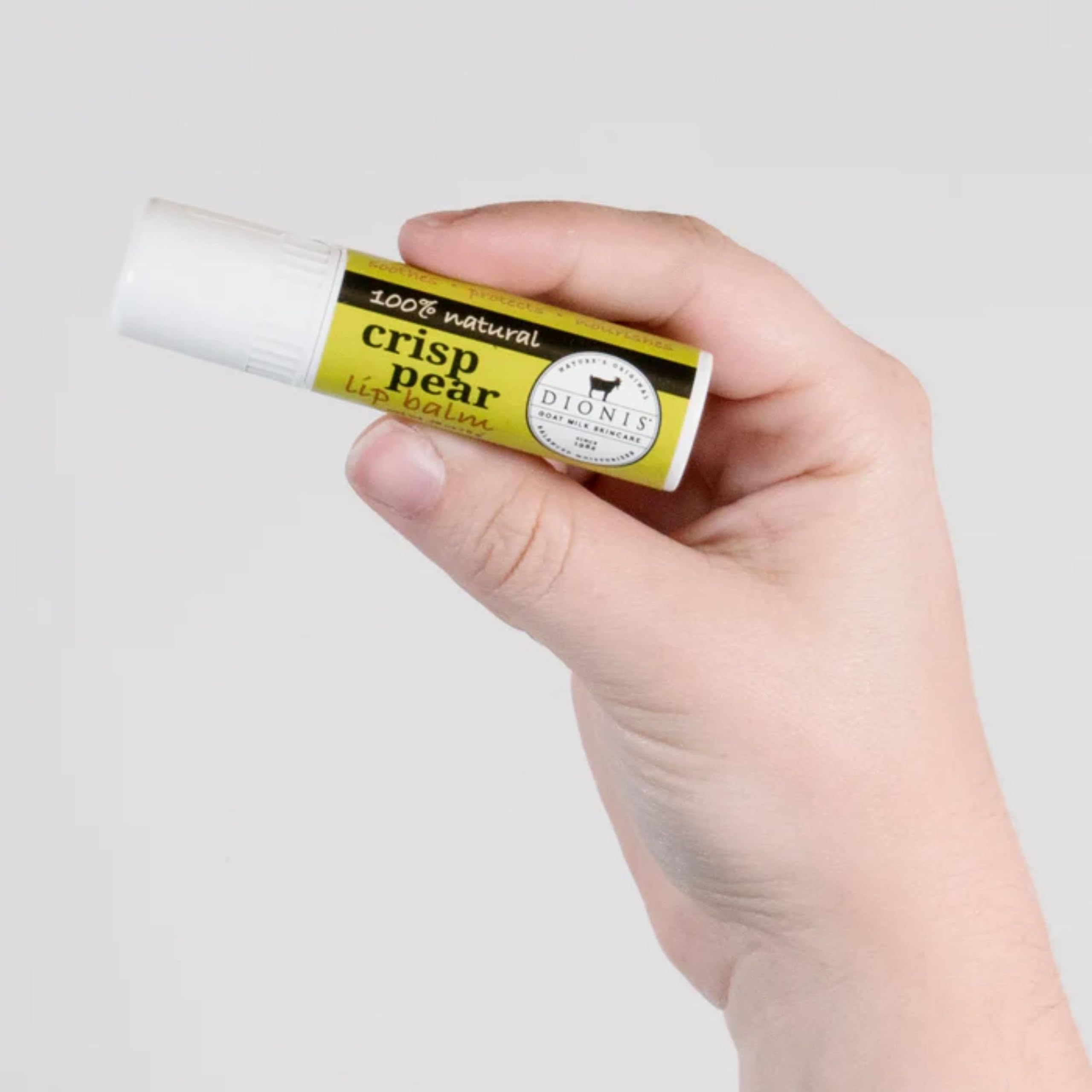 Dionis Goat Milk Lip Balm Crisp Pear 0.28oz – 3 Pack | Natural Lip Care