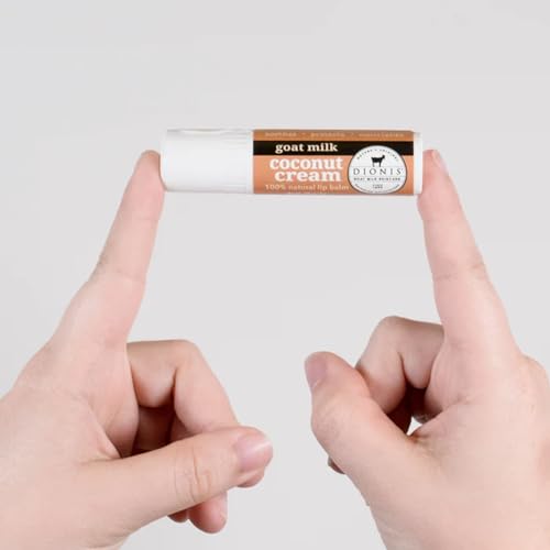 Dionis Goat Milk Lip Balm Coconut Cream 0.28 oz Pack of 3