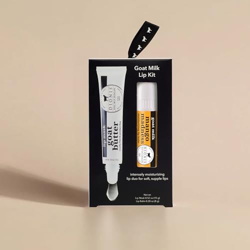 Dionis Goat Butter Overnight Lip Mask & Mango Madness Lip Balm Set (Pack of 2)