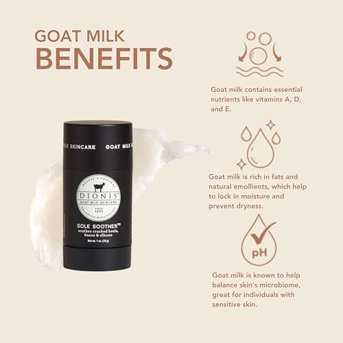Dionis Goat Milk Sole Soother Body Balm 1oz — Deep Moisture for Dry Feet & Elbows