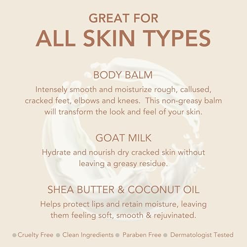 Dionis Goat Milk Sole Soother Body Balm 1oz — Deep Moisture for Dry Feet & Elbows