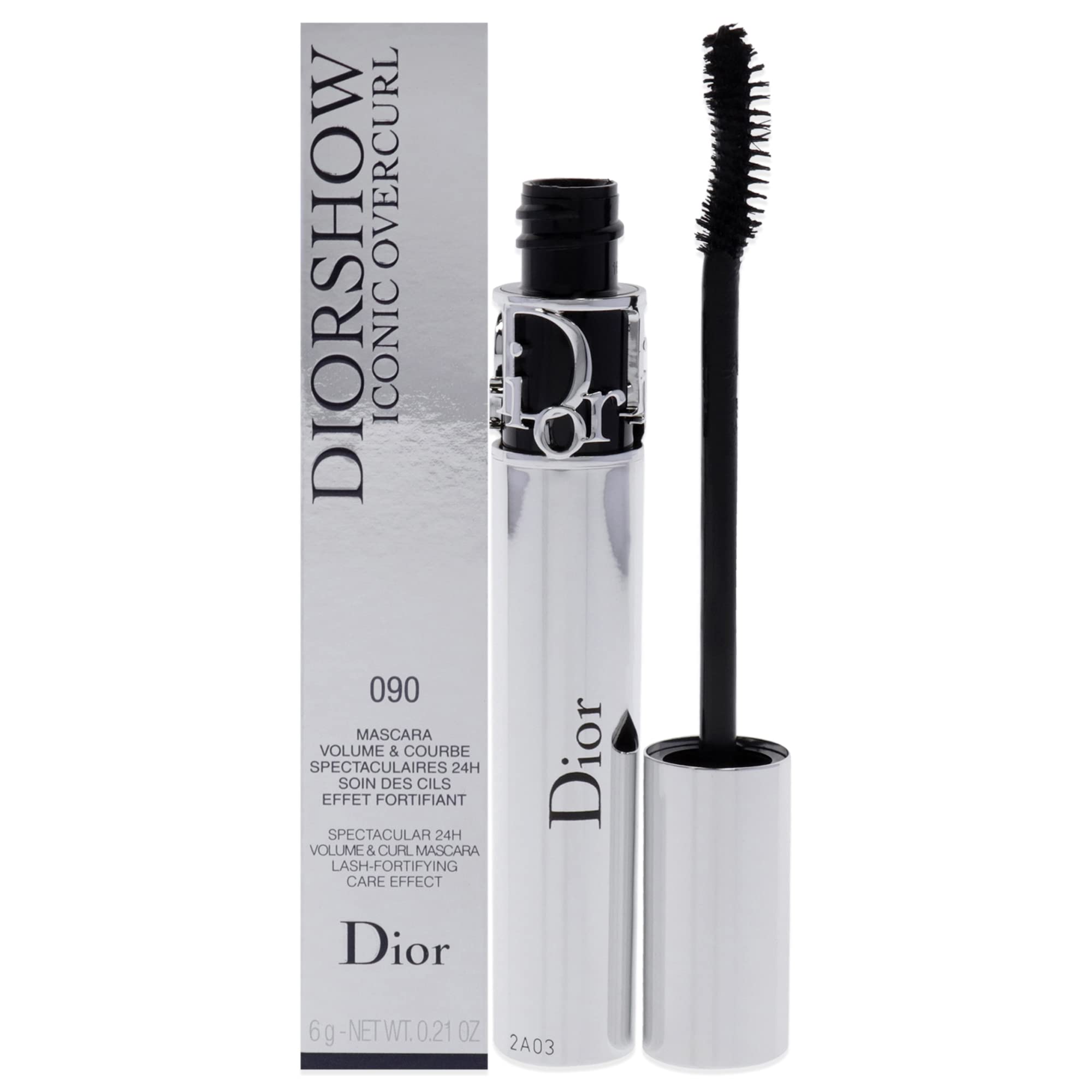 Dior Diorshow Iconic Overcurl Mascara – Curved Brush for Dramatic Lift (0.13 oz)