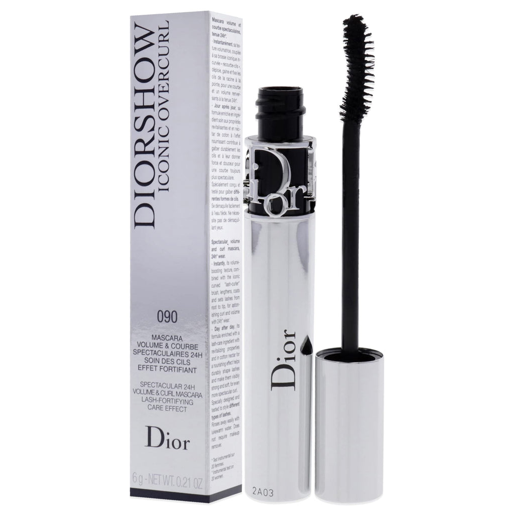 Dior Diorshow Iconic Overcurl Mascara – Curved Brush for Dramatic Lift (0.13 oz)