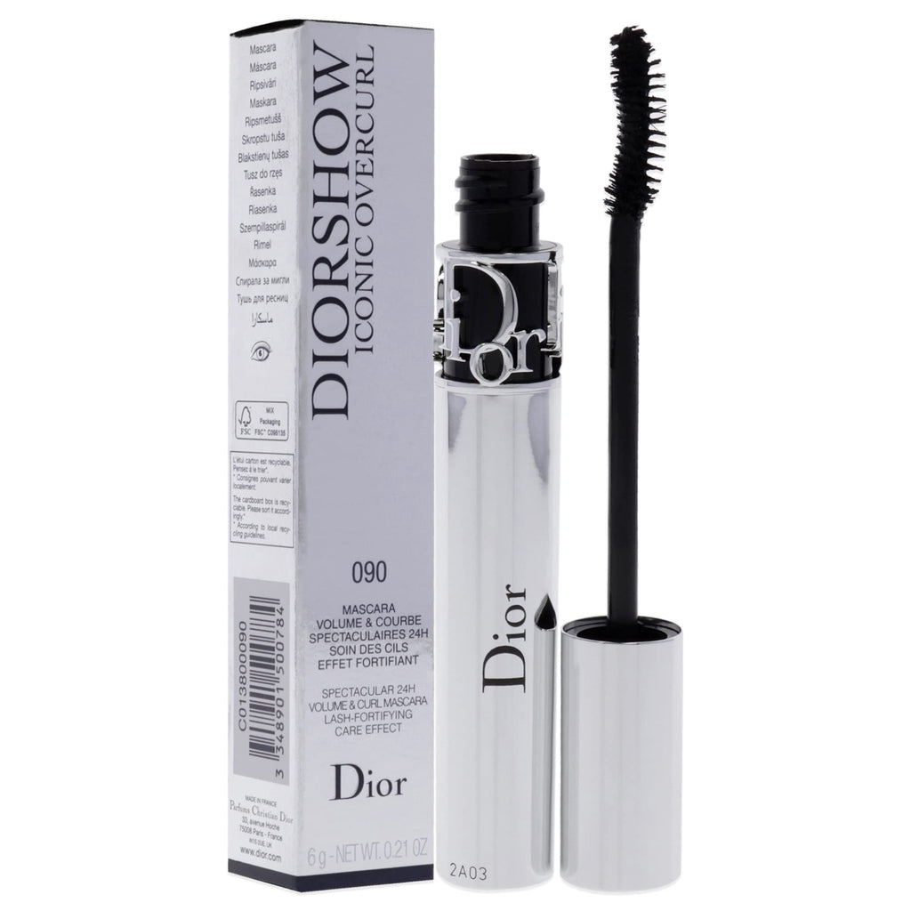Dior Diorshow Iconic Overcurl Mascara – Curved Brush for Dramatic Lift (0.13 oz)