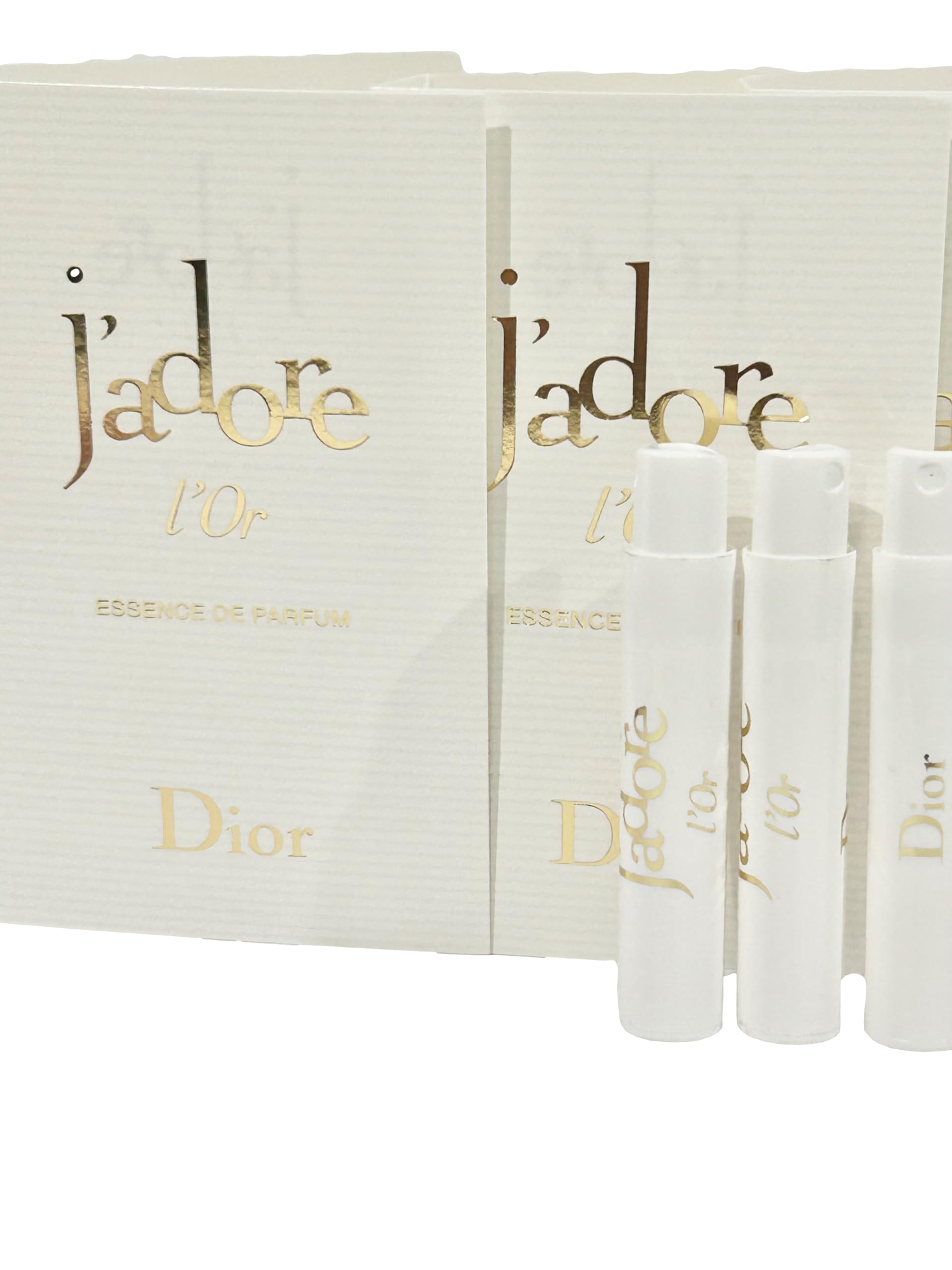 Dior J'adore L'Or Essence De Parfum – 3 x 1ml Travel-Size Samples