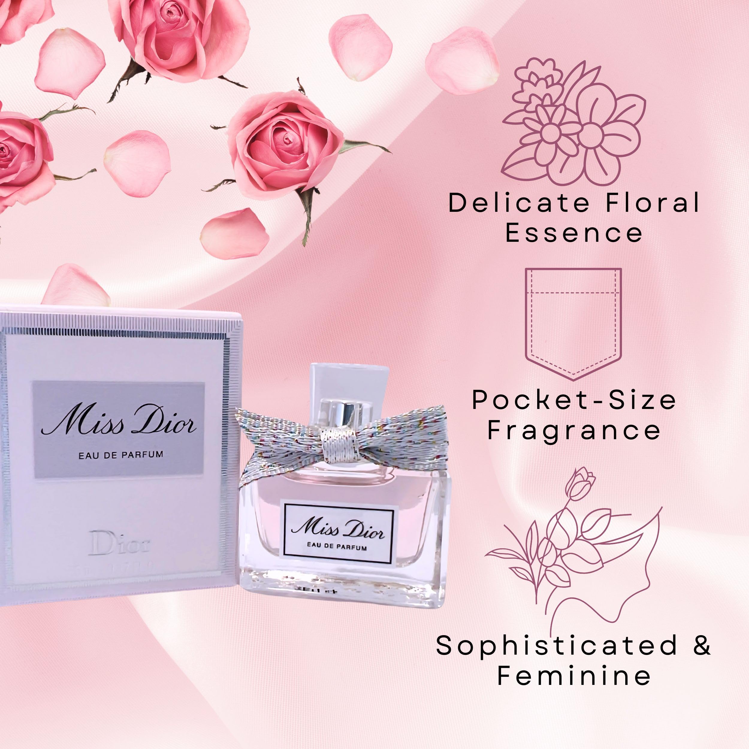 Miss Dior Blooming Bouquet EDT Travel Size 0.17 oz – Dior