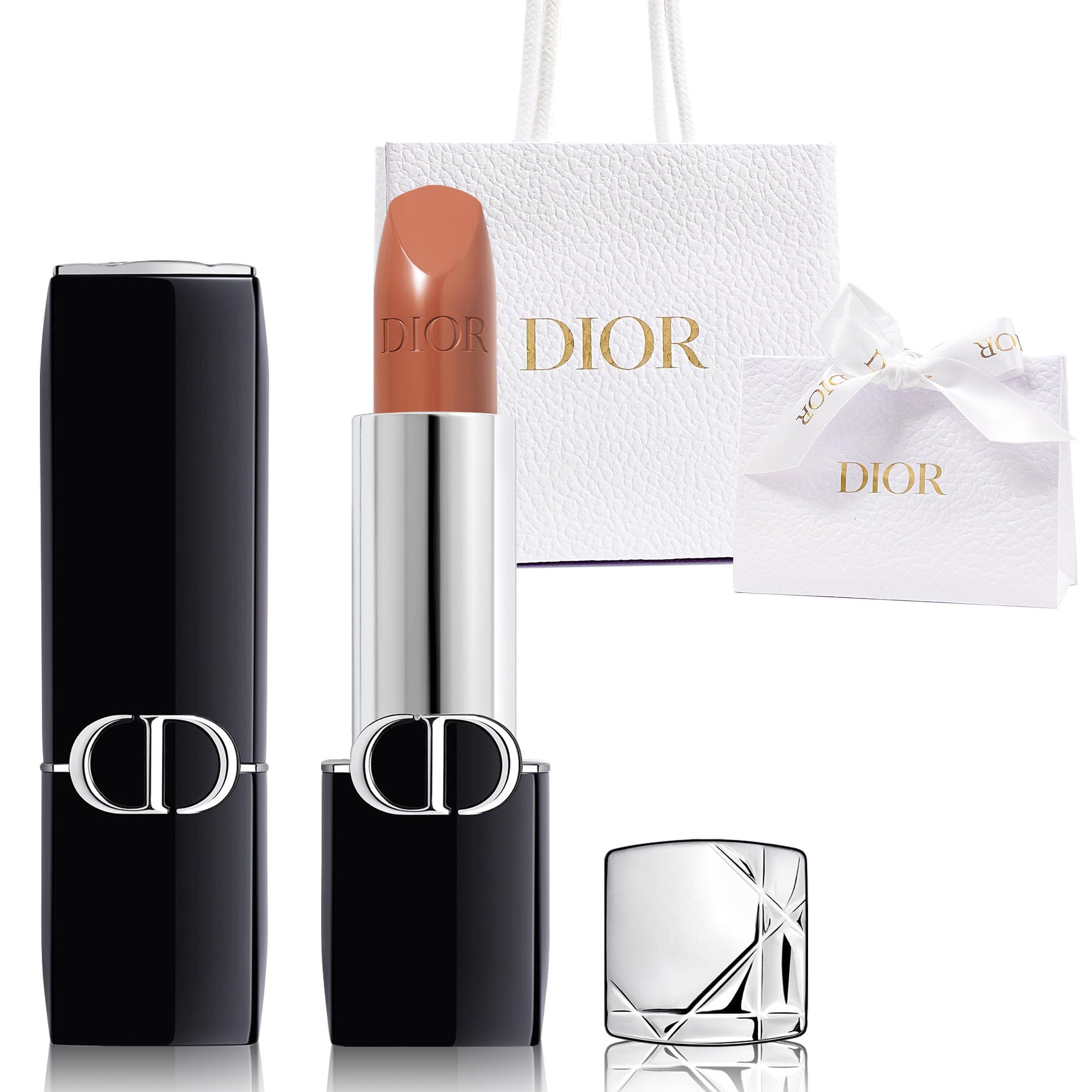 Dior Rouge Couture Lipstick 0.12 oz / 3.5 g – 200 Nude Touch Velvet | Long-Lasting Color & Nourishing Care