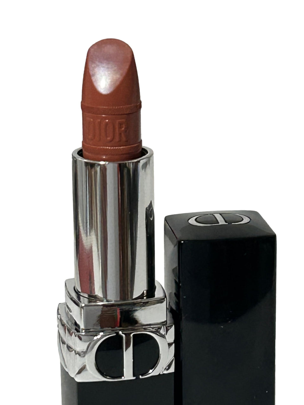 Dior Rouge Lipstick 424 Nude Fauve Satin – Full Size 0.12 oz / 3.5 g