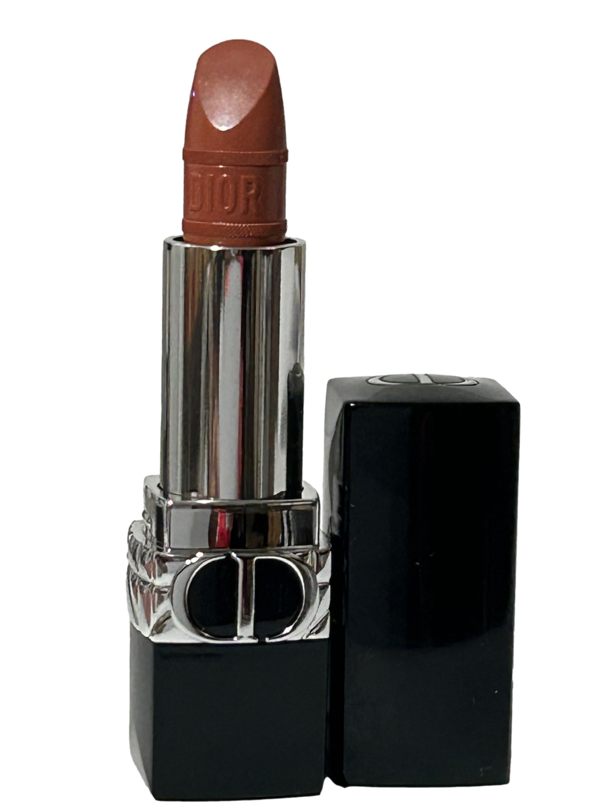 Dior Rouge Lipstick 424 Nude Fauve Satin – Full Size 0.12 oz / 3.5 g