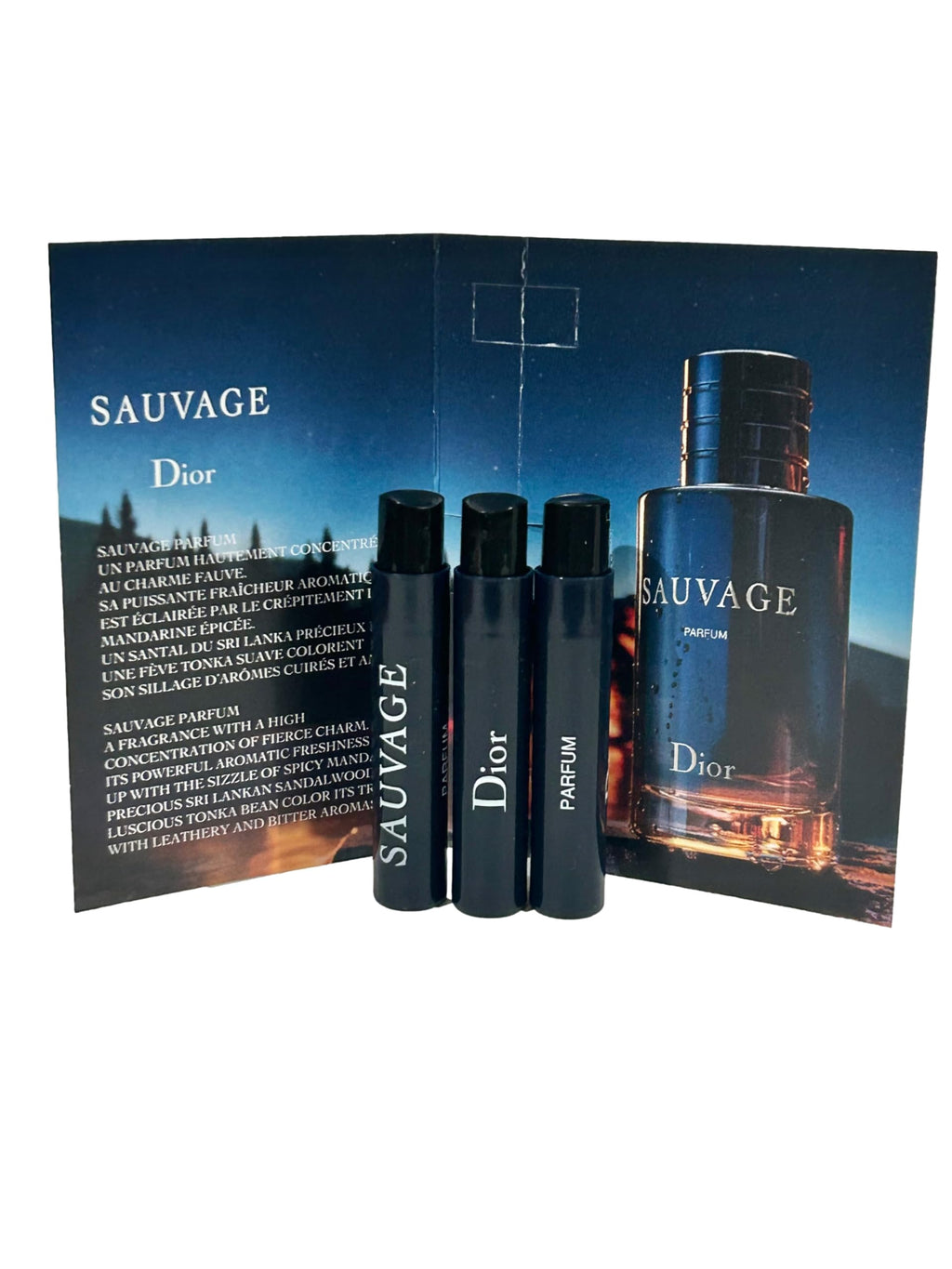 Dior Sauvage Men Sample Perfume Parfum Vials – 3 x 1ml (0.03 oz)